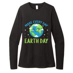 Every Day Is Earth Day Graphic Womens CVC Long Sleeve Shirt