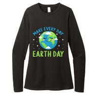 Every Day Is Earth Day Graphic Womens CVC Long Sleeve Shirt