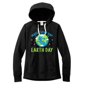 Every Day Is Earth Day Graphic Women's Fleece Hoodie