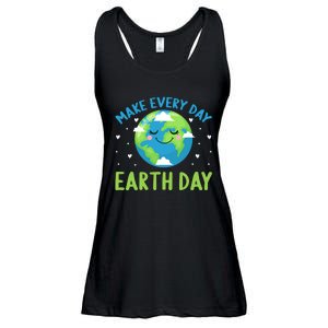 Every Day Is Earth Day Graphic Ladies Essential Flowy Tank