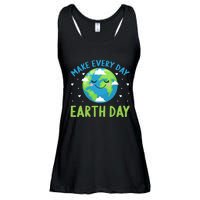 Every Day Is Earth Day Graphic Ladies Essential Flowy Tank