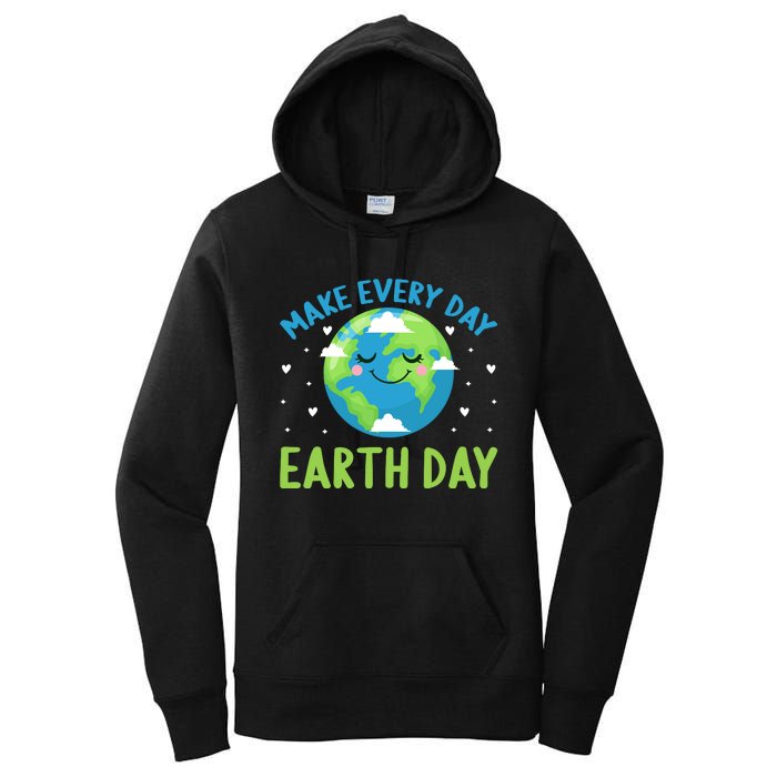 Every Day Is Earth Day Graphic Women's Pullover Hoodie