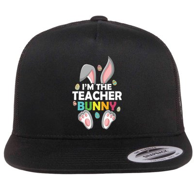 Easter Day Im The Teacher Bunny Happy Easter Flatbill Hat