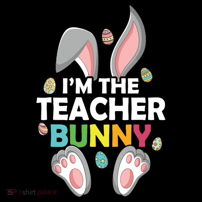 Easter Day Im The Teacher Bunny Happy Easter Flatbill Hat