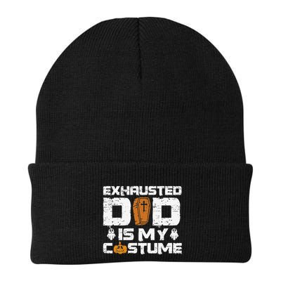 Exhausted Dad Is My Costume Halloween Spooky Father`s Day Beanie