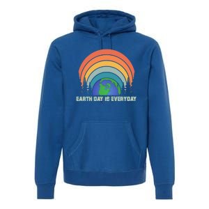 Earth Day Is Everyday Love Earth Save The Plant Mother Earth Gift Premium Hoodie