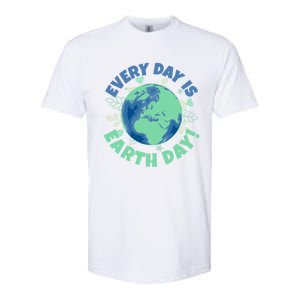 Every Day Is Earth Day Environtal Climate Change Activist Gift Softstyle® CVC T-Shirt