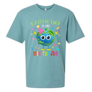 Earth Day Is My Birthday Pro Environment Birthday Party Sueded Cloud Jersey T-Shirt