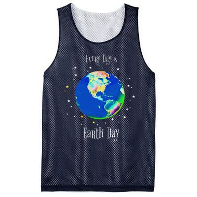 Every Day Is Earth Day Recycle Reuse Reduce Mesh Reversible Basketball Jersey Tank