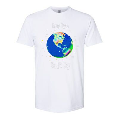 Every Day Is Earth Day Recycle Reuse Reduce Softstyle® CVC T-Shirt