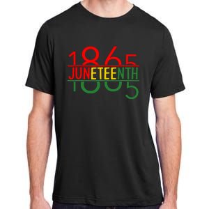 Emancipation Day Is Great With 1865 Juneteenth Flag Apparel Adult ChromaSoft Performance T-Shirt