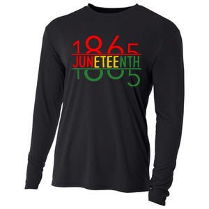 Emancipation Day Is Great With 1865 Juneteenth Flag Apparel Cooling Performance Long Sleeve Crew