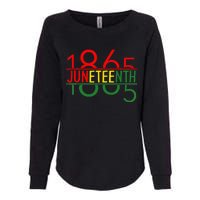 Emancipation Day is great with 1865 Juneteenth flag Womens California Wash Sweatshirt