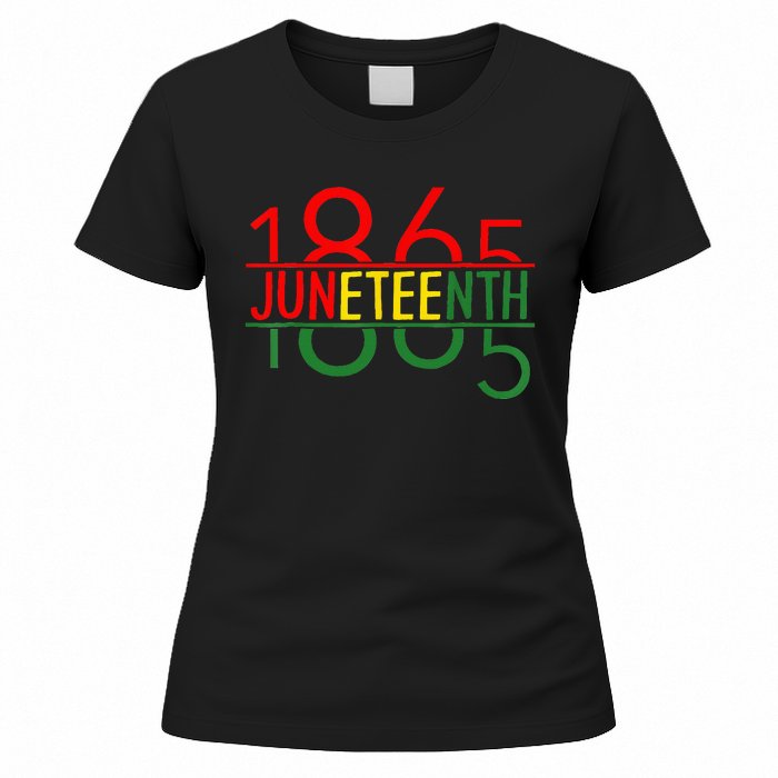 Emancipation Day is great with 1865 Juneteenth flag Women's T-Shirt