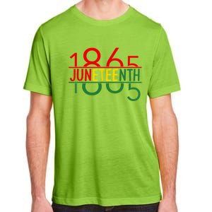 Emancipation Day Is Great With 1865 Juneteenth Flag Adult ChromaSoft Performance T-Shirt