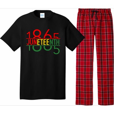 Emancipation Day Is Great With 1865 Juneteenth Flag Pajama Set