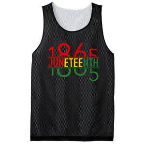 Emancipation Day Is Great With 1865 Juneteenth Flag Mesh Reversible Basketball Jersey Tank