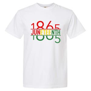 Emancipation Day Is Great With 1865 Juneteenth Flag Garment-Dyed Heavyweight T-Shirt