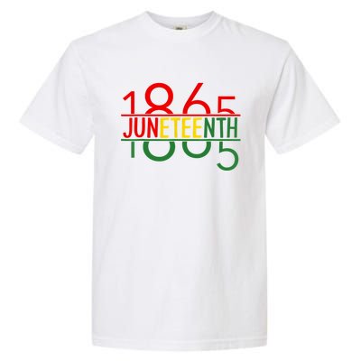 Emancipation Day Is Great With 1865 Juneteenth Flag Garment-Dyed Heavyweight T-Shirt