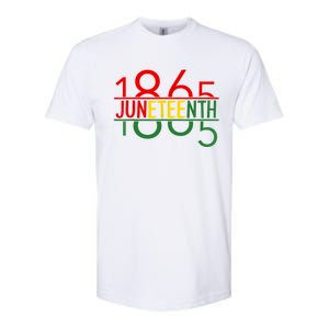 Emancipation Day Is Great With 1865 Juneteenth Flag Softstyle CVC T-Shirt