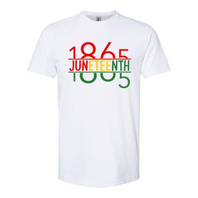 Emancipation Day Is Great With 1865 Juneteenth Flag Softstyle CVC T-Shirt