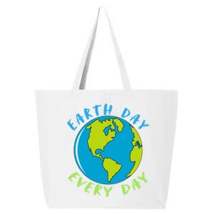 Earth Day Is Everyday Happy Earth Day Cool Gift 25L Jumbo Tote