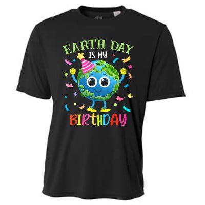 Earth Day is my Birthday Pro Environment Birthday Party Cooling Performance Crew T-Shirt