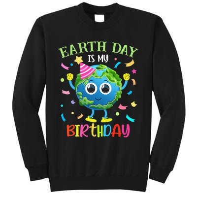 Earth Day is my Birthday Pro Environment Birthday Party Sweatshirt