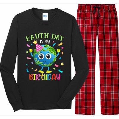 Earth Day is my Birthday Pro Environment Birthday Party Long Sleeve Pajama Set