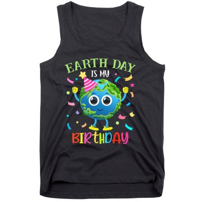 Earth Day is my Birthday Pro Environment Birthday Party Tank Top