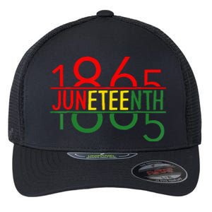 Emancipation Day is great with 1865 Juneteenth flag Flexfit Unipanel Trucker Cap