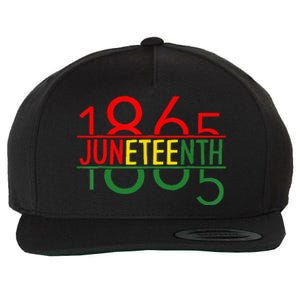 Emancipation Day is great with 1865 Juneteenth flag Wool Snapback Cap