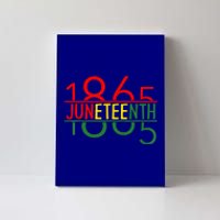 Emancipation Day is great with 1865 Juneteenth flag Canvas