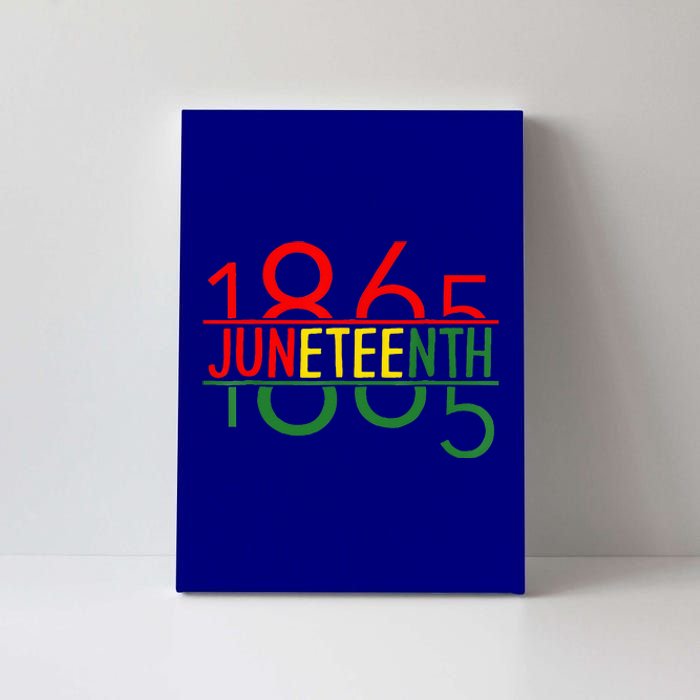 Emancipation Day is great with 1865 Juneteenth flag Canvas