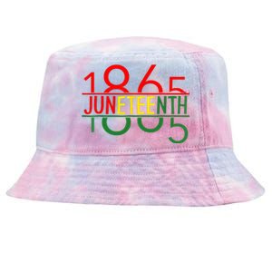 Emancipation Day is great with 1865 Juneteenth flag Tie-Dyed Bucket Hat