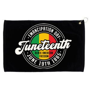 Emancipation Day Juneteenth Freedom Graphic Grommeted Golf Towel