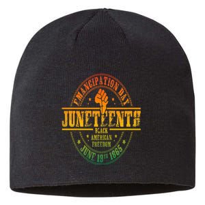 Emancipation Day Juneteenth 19Th 1865 Black American Freedom Sustainable Beanie