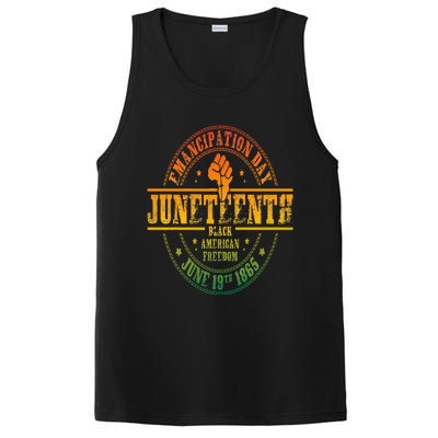 Emancipation Day Juneteenth 19Th 1865 Black American Freedom PosiCharge Competitor Tank