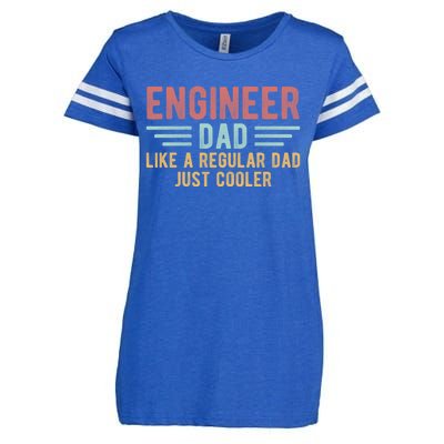 Engineer Dad Just Cooler Engineer FatherS Day Cute Gift Enza Ladies Jersey Football T-Shirt