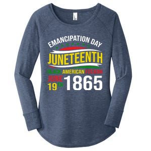 Ecipation Day Junenth Black American Freedom June 19th Meaningful Gift Women's Perfect Tri Tunic Long Sleeve Shirt