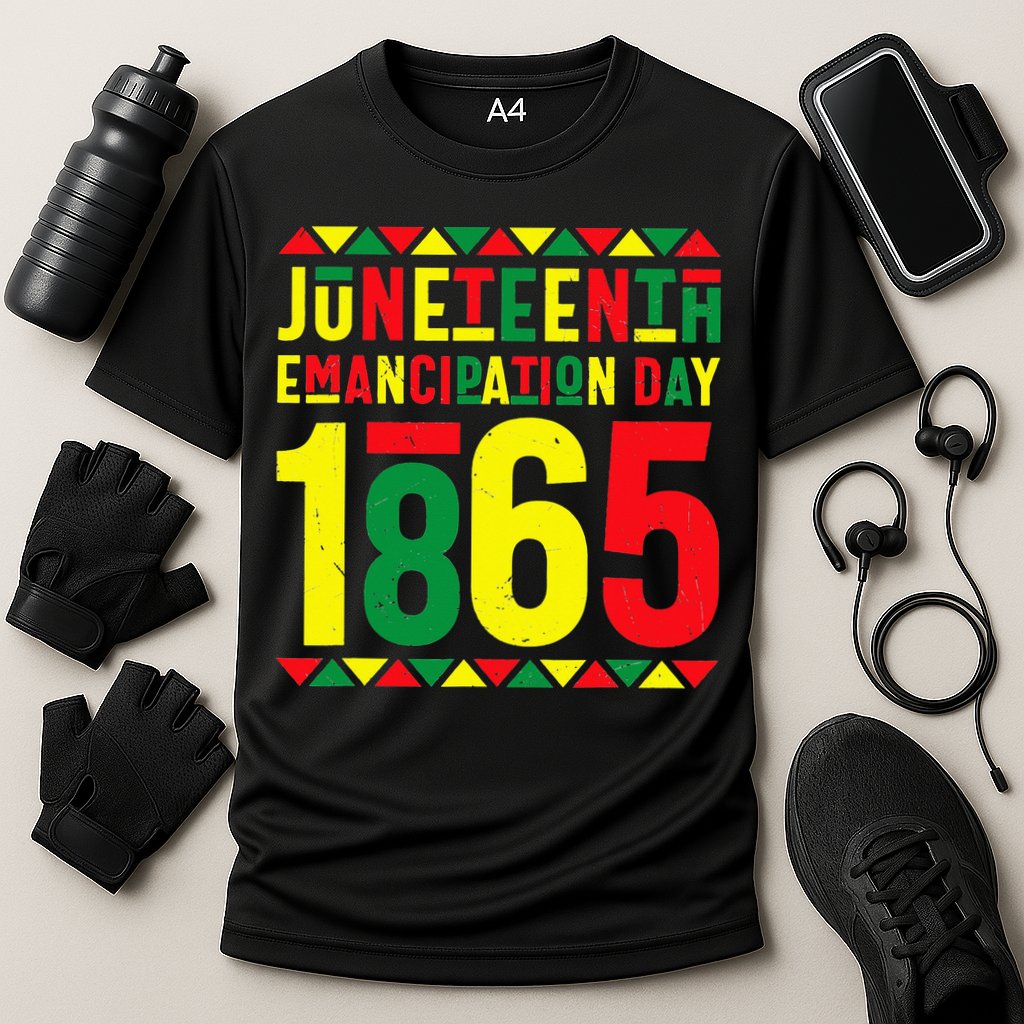 Emancipation Day Juneteenth African 1865 Freedom American Cooling Performance Crew T-Shirt