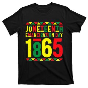 Emancipation Day Juneteenth African 1865 Freedom American T-Shirt