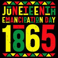 Emancipation Day Juneteenth African 1865 Freedom American Impact Tech Backpack