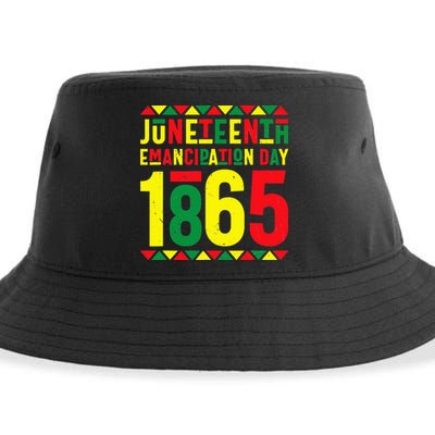 Emancipation Day Juneteenth African 1865 Freedom American Sustainable Bucket Hat