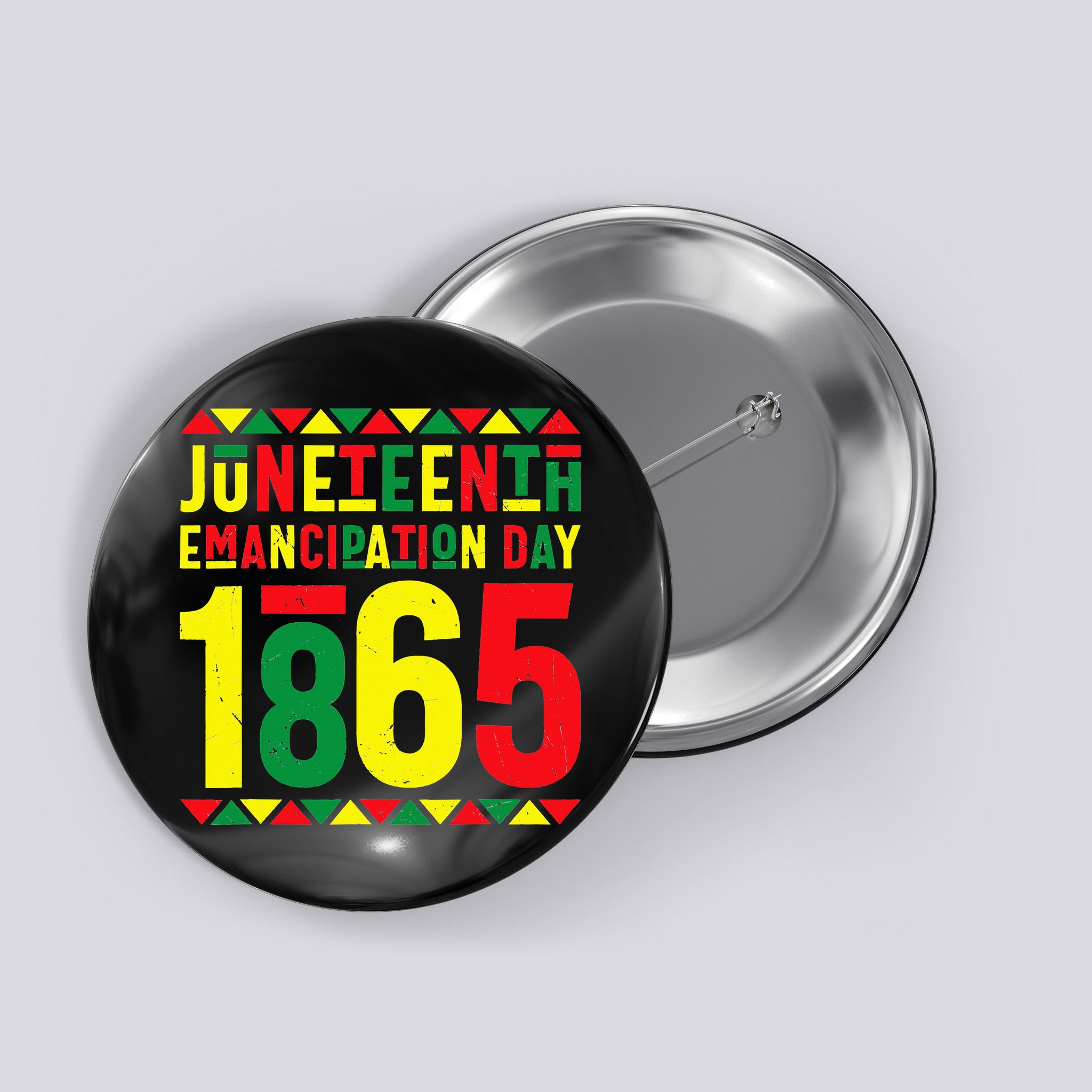 Emancipation Day Juneteenth African 1865 Freedom American Button