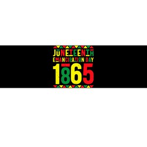 Emancipation Day Juneteenth African 1865 Freedom American Bumper Sticker