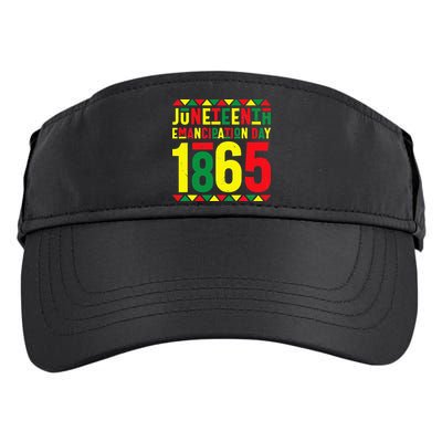 Emancipation Day Juneteenth African 1865 Freedom American Adult Drive Performance Visor