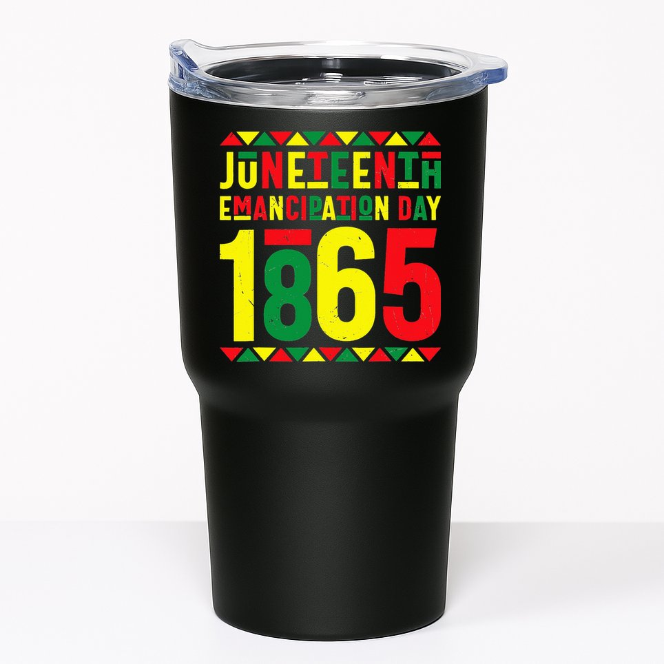 Emancipation Day Juneteenth African 1865 Freedom American Tumbler