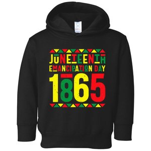 Emancipation Day Juneteenth African 1865 Freedom American Toddler Hoodie