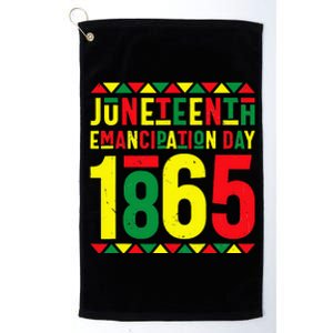 Emancipation Day Juneteenth African 1865 Freedom American Platinum Collection Golf Towel